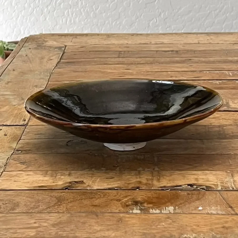 Studio Art Pottery Ceramic Bowl 8.5